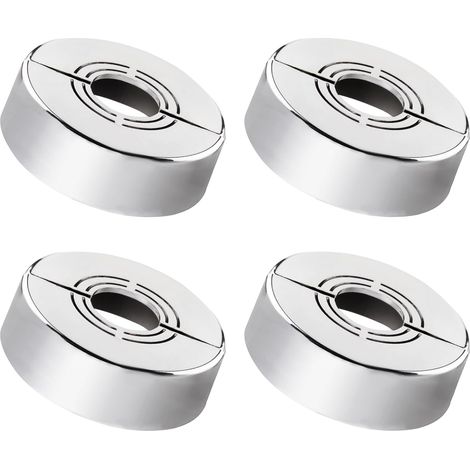 4er-set Rosetten Für Duscharmaturen – 3 Größen Ø 20 Mm, Ø 25 Mm, Ø 33 Mm – Abs-qualität – Werkzeuglose Schnellmontage