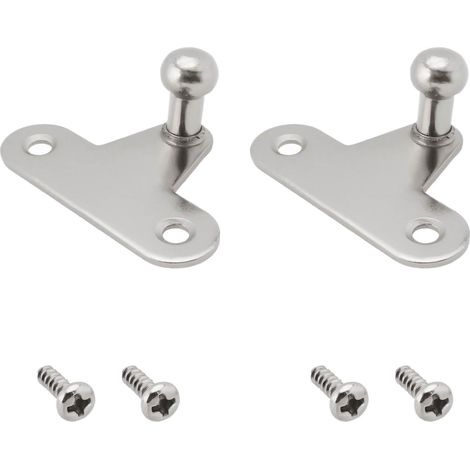 2er-set Kugelkopf-halterungen Für Gasdruckfedern Von Autos, Für Mechanische Automatisierungsausrüstung Und Möbel, 45 X 14 X 18 Mm (gerader Sitz)