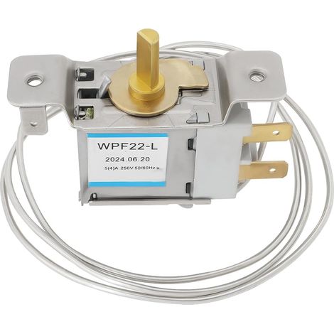 1x Kühlschrank-gefrierschrank-thermostat Temperaturregler Für Kühlgeräte 220v-250v Anschlussklemmen Mit 2 Pins Kühlschrank-gefrierschrank-thermostat Für Modell Wpf22 Wpf22-l
