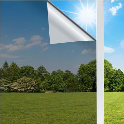 Einweg-fensterspiegelfolie, Anti-hitze, Anti-peeping, Temperaturkontrolle, Sichtschutz, Reflektierend, Selbstklebend, Fensterfolie, Heimbüro, Geschäft, 45 Cm X 2 M