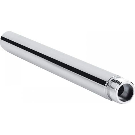 Erweiterung Für Duscharm Aus Edelstahl, Duschverlängerung 20 Cm, Runder Duschverlängerungsschlauch G 1/2", Duschkopfverlängerung, Badezimmerzubehör