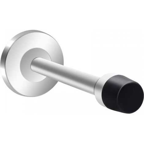 Türstopper, Langer Türstopper, Schallgedämpfter Türstopper Aus Edelstahl 304, Gebürsteter Türstopper, Türstopper Für Haus, Büro, Garage – 12 Cm – Silber [1 Stück]