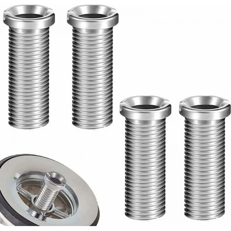 4 Stück Schrauben Für Spülbeckenkorb 30mm Edelstahl Hohlschrauben Abflusskorb Schrauben Befestigungszubehör Für Küchenspüle (silber)