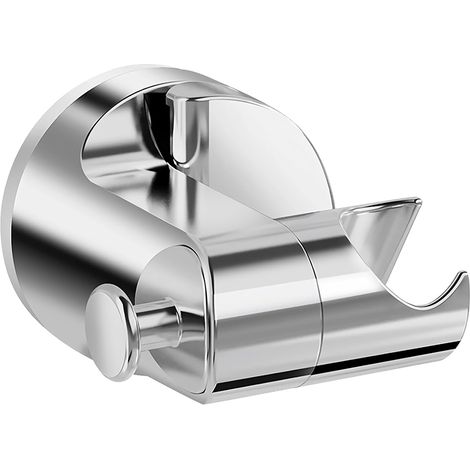 Duschehalter Mit Saugnapf, Drehbarer Und Verstellbarer Duschkopfhalter 360°, Abnehmbarer Duschkopf (silber)
