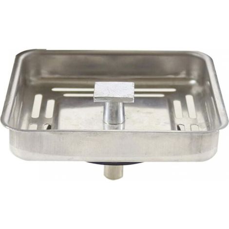 Abflussstopfen Für Spüle, Quadratisch, Edelstahl, 1 Stück, 78x42mm