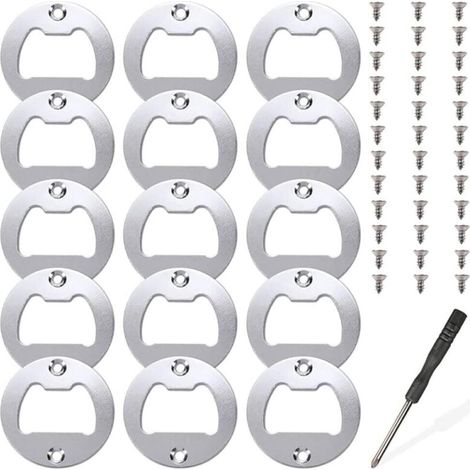 15 Einsätze Für Flaschenöffner, Metall-einsetzteile-kit Für Flaschenöffner, Harzgießformen, Bieröffner Aus Harz, Bastelzubehör