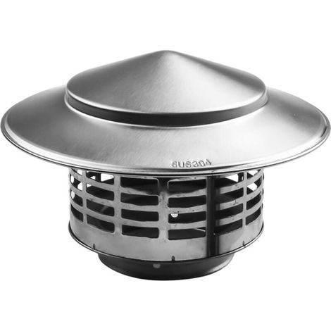 Zuverlässiger Edelstahl-dachkaminhut Für Luftabzugskanal, Dachkaminhaube (75 Mm)