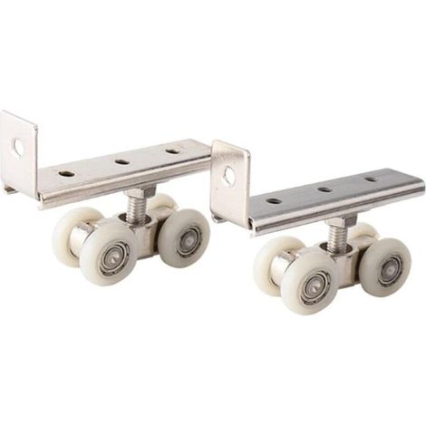 Set Aus 2 Rollen Für Schiebetüren, Schrank, Schiebetür, Schrank, Kleiderschrank, Fenster