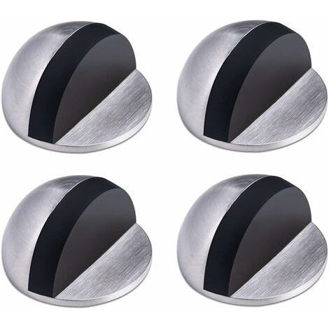 Türstopper, Türstopper Aus Edelstahl, Klebe-türstopper, Bodentürstopper, Gummi-türstopper, Halbmond-türblocker, Für Zuhause Und Büro, 4 Stück