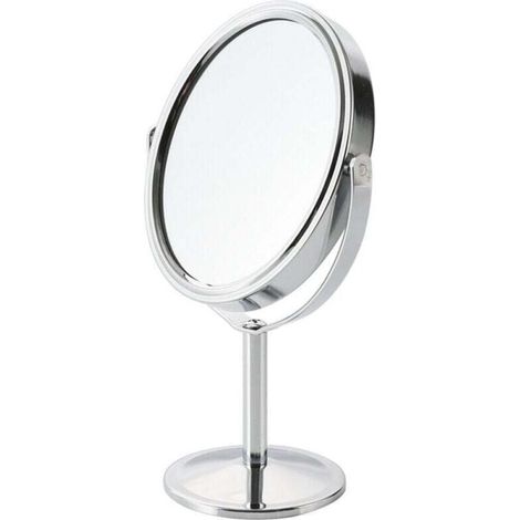 Makeup-spiegel Mit Vergrößerungsfach, Doppelseitig Und 360° Drehbar, Geeignet Für Salon-makeup, Rasur Und Gesichtspflege