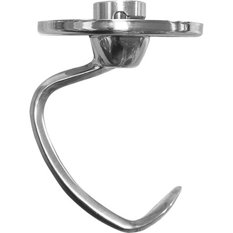 Knet-haken Aus Edelstahl Für Kitchenaid Kippkopf-küchenmaschine K45 K45ss Ksm75 Ksm90 Ksm95 Ksm100 Ksm103 Ksm150 (4,5/5 Quart). Spülmaschinenfest.