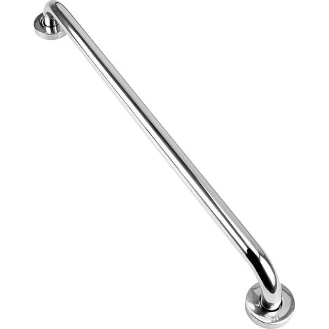 Badezimmerhandlauf, 60 Cm, Sicherheitsgriff Aus Edelstahl 304, Verchromt, Für Dusche, Toilette, Küche, Schlafzimmer, Verdeckte Schrauben, Wandmontage