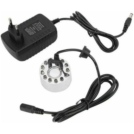 Außenventilator Mit Nebelfunktion – 12 Led – Ultraschall-nebelgenerator Für Wasserfontänen – Dc 24v