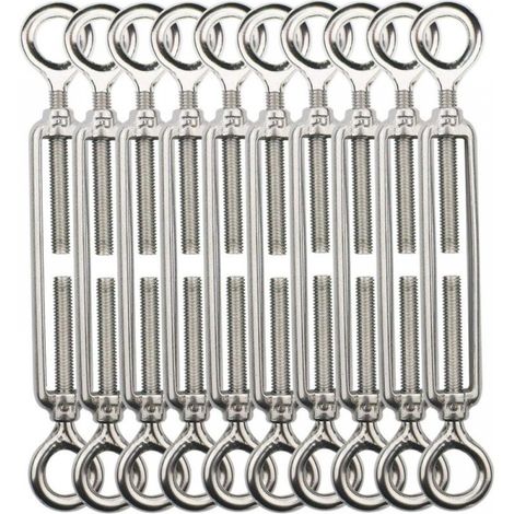 Kabelspanner M5, Kabelspanner Aus Edelstahl 304 Für Wäscheleine, Kleiderbügel, Kabel Für Körper - 10 Stück.