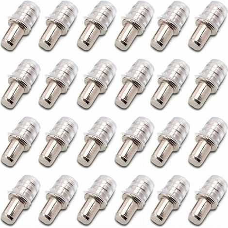 100 Stück Regalböden Regalstützen Einschubstützen 5 Mm Mit Gummihülse Für Holzregale