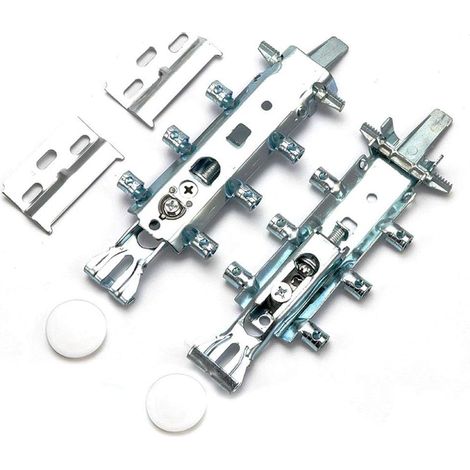 Set Aus 2 Universellen Wandhaltern Für Küchenschränke Mit Kappen