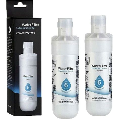 Wasserfilter Für Kühlschrank Lt1000p, 2 Stück, Adq747935, Ersetzt Lt1000p/pc/pcs, Mdj64844601, Adq74793501, Adq7479350