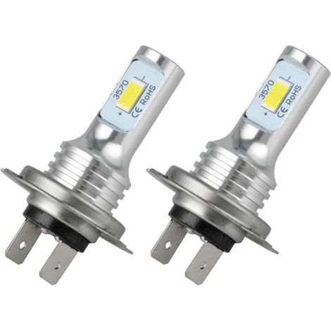 2x H7 Led 6500k Super Weiß 80w 1000lm Nebelscheinwerfer-kit Abblendlicht Birnen Kit