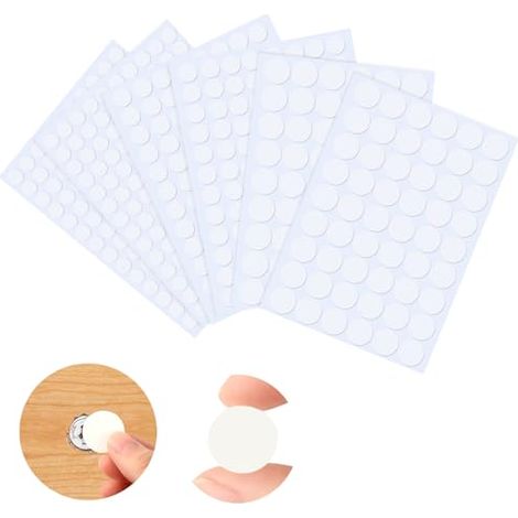 580 Stück Weiße Schraubenabdeckungen, 12 Mm/15 Mm/21 Mm Pvc-möbelschrauben-abdeckungen, Selbstklebende Lochabdeckungen Für Möbel, Wände Und Büros, Zum Reparieren Von Möbeln