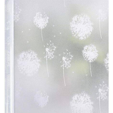 Opake Fensterfolie Für Schlafzimmer Küche Badezimmer, Löwenzahn 45x200cm