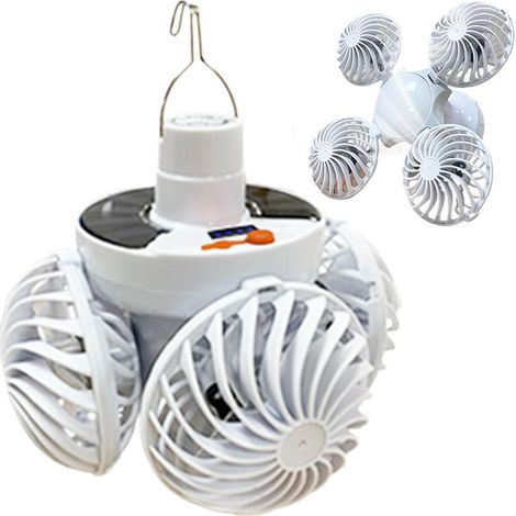 Deckenventilator Mit Beleuchtung – Design Ballon Deckenventilator Solarbetrieb, Faltbare Lampe Mit Haken Im Fußball-design Für Haus, Garage, Veranda, Garten, Terrasse