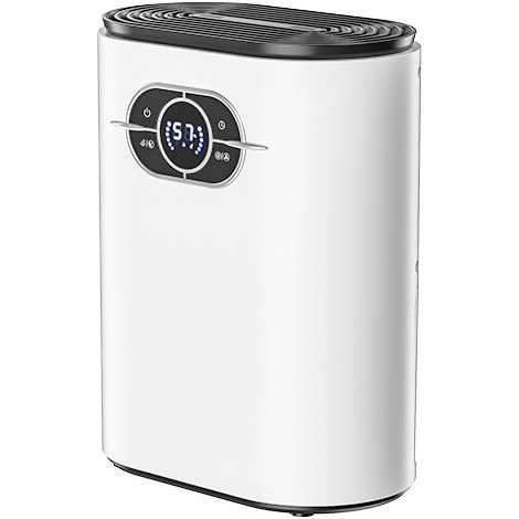 Kompakter Luftentfeuchter 500 Ml/tag – 1200-ml-wassertank – Geräuschpegel 45 Db – Für Räume Bis Zu 30 M² – Led-anzeige