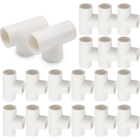 10 Stück 20 Mm (1/2 ") Pvc-u-dreiweg-schlauchanschluss, Verbindung Für Gartenschläuche