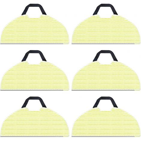 6er-pack Ersatzreinigungstücher Für Den Saugroboter Shark Rv2610wa Av2610wa Ai Ultra 2-in-1, Mikrofaser-wischpads Als Zubehör Für Shark Ai Ultra