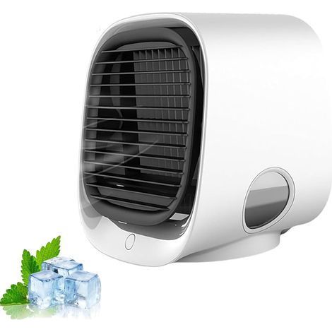 Mini-transportables Klimagerät, 3-in-1-klimaanlage Mit Ventilator Und Luftkühler, 3 Geschwindigkeiten, Leises Mini-klimagerät Für Zuhause Und Büro - Fei Yu