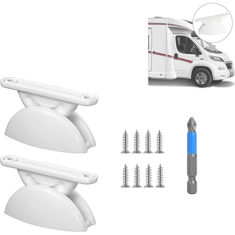 2 Paare Wohnmobil-türstopper Aus Kunststoff, Campingwagen-türblockierer, Wohnmobil-türhalterung, T-förmige Türstopper Für Wohnmobil, Frachtwagen, Anhänger, Wohnwagen Und Boote