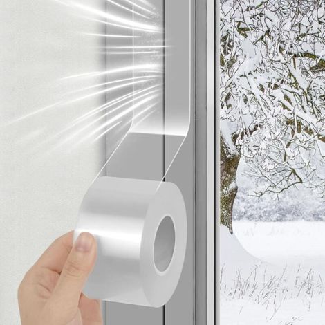 Dichtungsband Für Fenster, Transparentes Gummi-dichtungsband, Wind- Und Staubdicht, Kälteisolierung (weiß)