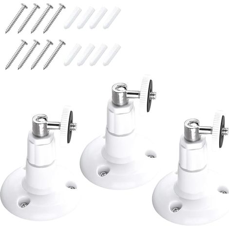 3er Set Von 360° Verstellbaren Wandhaltern - Kompatibel Mit Ring Stick Up Cam Pro - 360° Verstellbar - Für Innenkamera Der 1. Generation