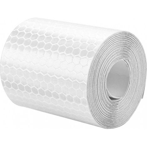 Reflektierendes Band – Weiß – 5 Cm X 300 Cm – Reflektierendes Band – Selbstklebend – Reflektierendes Band – Reflektierende Rolle