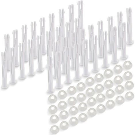 Gummidichtungs- Und Stiftset 25018 - Dichtungsstiftset Für Runde Intex-metallrahmenpools Von 13' Bis 24', 2,75" Lang, Packung Mit 36 Stück