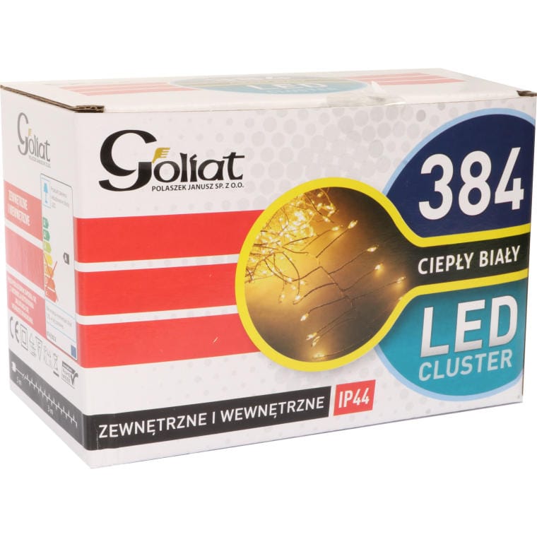 384 Led-raupen-weihnachtsbaumlichter In Warmweiß