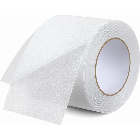 Rutschfester Pvc-klebeband 5 M X 5 Cm Rutschfest Für Sicherheitsboden-dekoration (weiß)