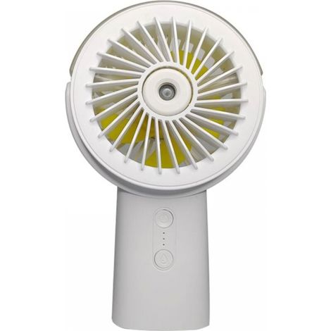 2-in-1 Mini-ventilator, Wiederaufladbar Mit 4000 Mah, Leise Mit Zerstäuber, 3 Geschwindigkeiten, Faltbares Design Mit 90°, Sprühventilator Für Büro, Outdoor Und Reisen, Blitzverkauf