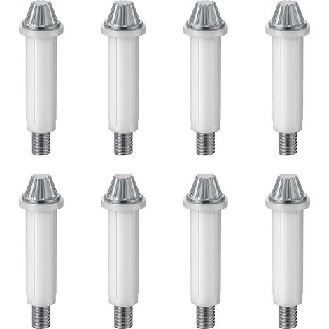 8er-set Faltbare Untere Scharniere Aus Kohlenstoffstahl Für Schranktüren, Außendurchmesser 3/8 Zoll, Zur Reparatur Von Schranktürbeschlägen.