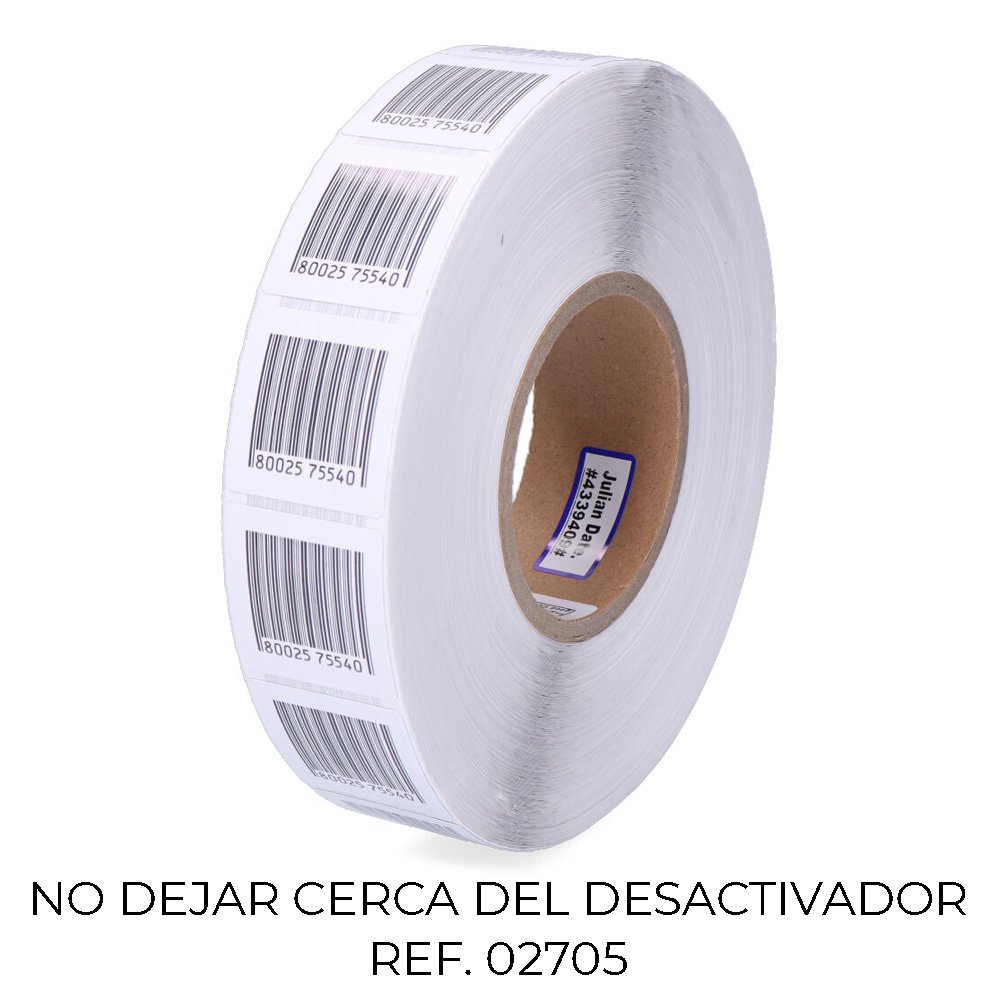 Packung 2000 Anti-diebstahl-etiketten 410 Weiss Debar Code 7909949 Checkpoint