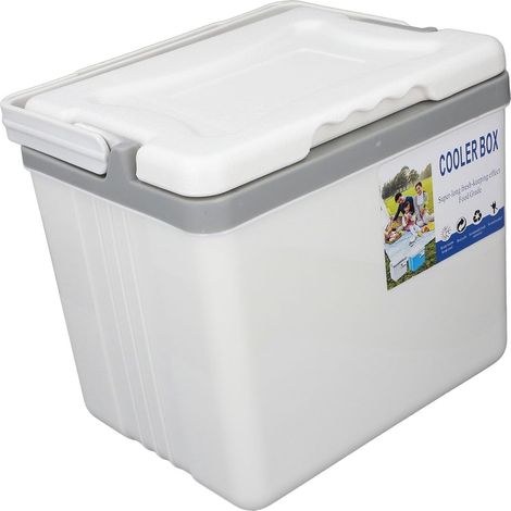 Tragbare Isotherme Kühlbox 6 L, Lebensmittelechtes Eps-material, Langanhaltende Temperaturregelung, Ideal Für Strand, Camping Und Angeln. (weiß)