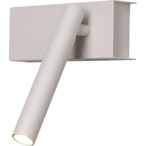 Wandlampe Für Innenräume Mit Led, 350° Drehbar, Moderne Rechteckige Wandleuchte, Geeignet Für Schlafzimmer Und Wohnzimmer (warmweißes Licht).