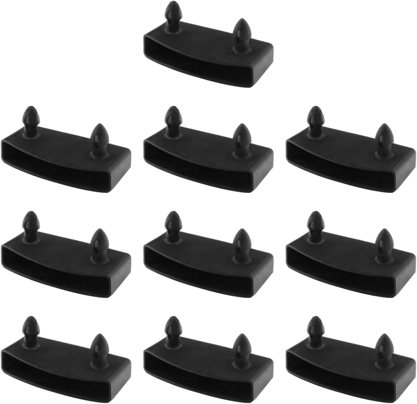 10-teiliges Lattenrost-set, Lattenrost-zubehör, Ersatzteil Für Doppelbetten, Perfekt Für Doppel-, Kingsize- Und Einzelbetten (schwarz)
