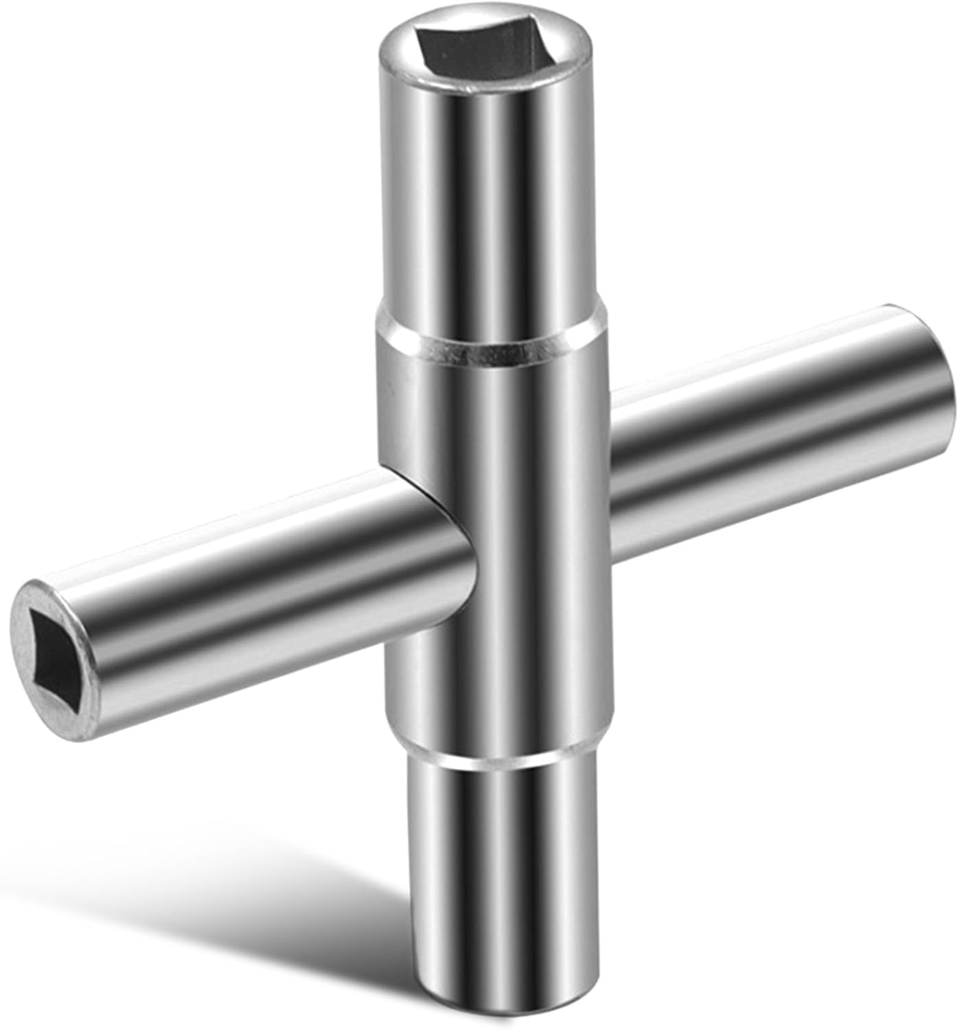 2x 4-wege-multifunktionsschlüssel, Vierkantschlüssel Für 8-mm- Und 7-mm-gewindebohrer, Multifunktions-kreuzschlüssel, Entlüftungsschlüssel Für Heizkörper, Entlüftungsschlüssel Für Heizkörper, 4-seitig