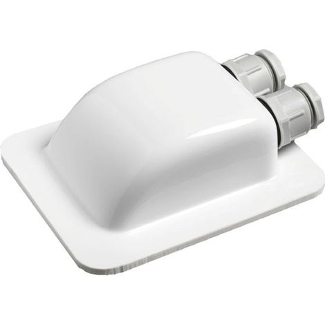 Ip68 Wasserdichter 2-wege-dachlüfter – Bohrfreie Montage – Abmessungen 138 X 100 X 38 Mm – Für Wohnmobile Und Solaranlagen – Ohm-easy