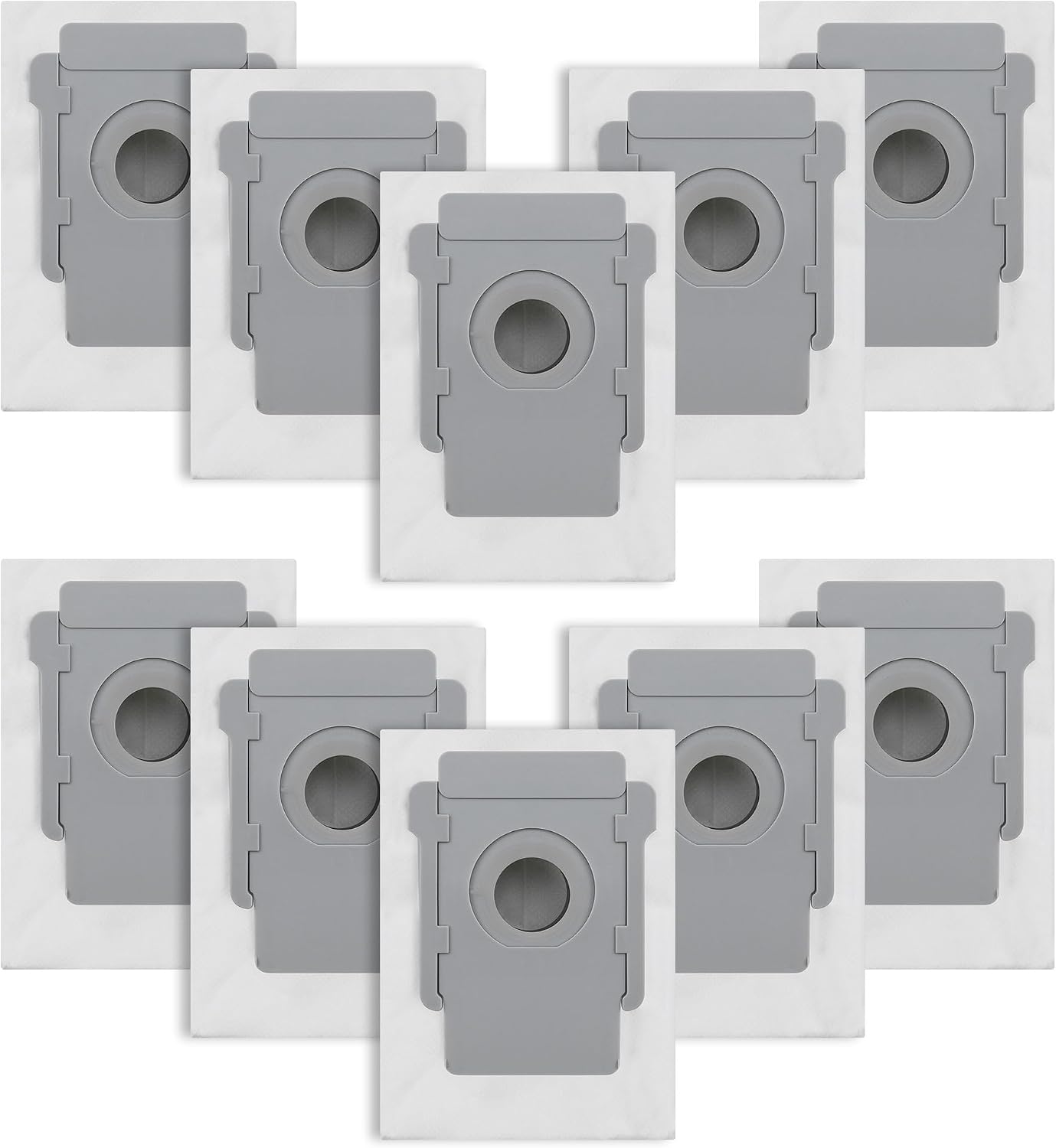 Konvolut Mit 10 Staubsaugerbeuteln Für Irobot Roomba I7/i7+/i3/i3+/i4/i4+/i6/i6+/i8/i8+/s9/s9+/j7/j7+/e5/e6/e7 Ersatzbeutel Für Irobot Roomba I7 Zubehörset (b-10 Stück)
