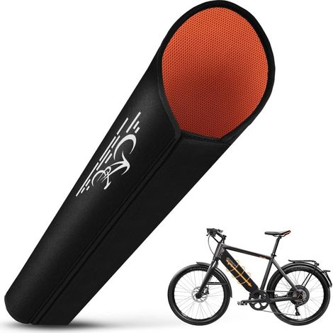 Schutzhülle Für E-bike-akkus, Universeller E-bike-akkuschutz, Neopren-akkuschutz, Für Rahmenumfang 30-38 Cm (orange)