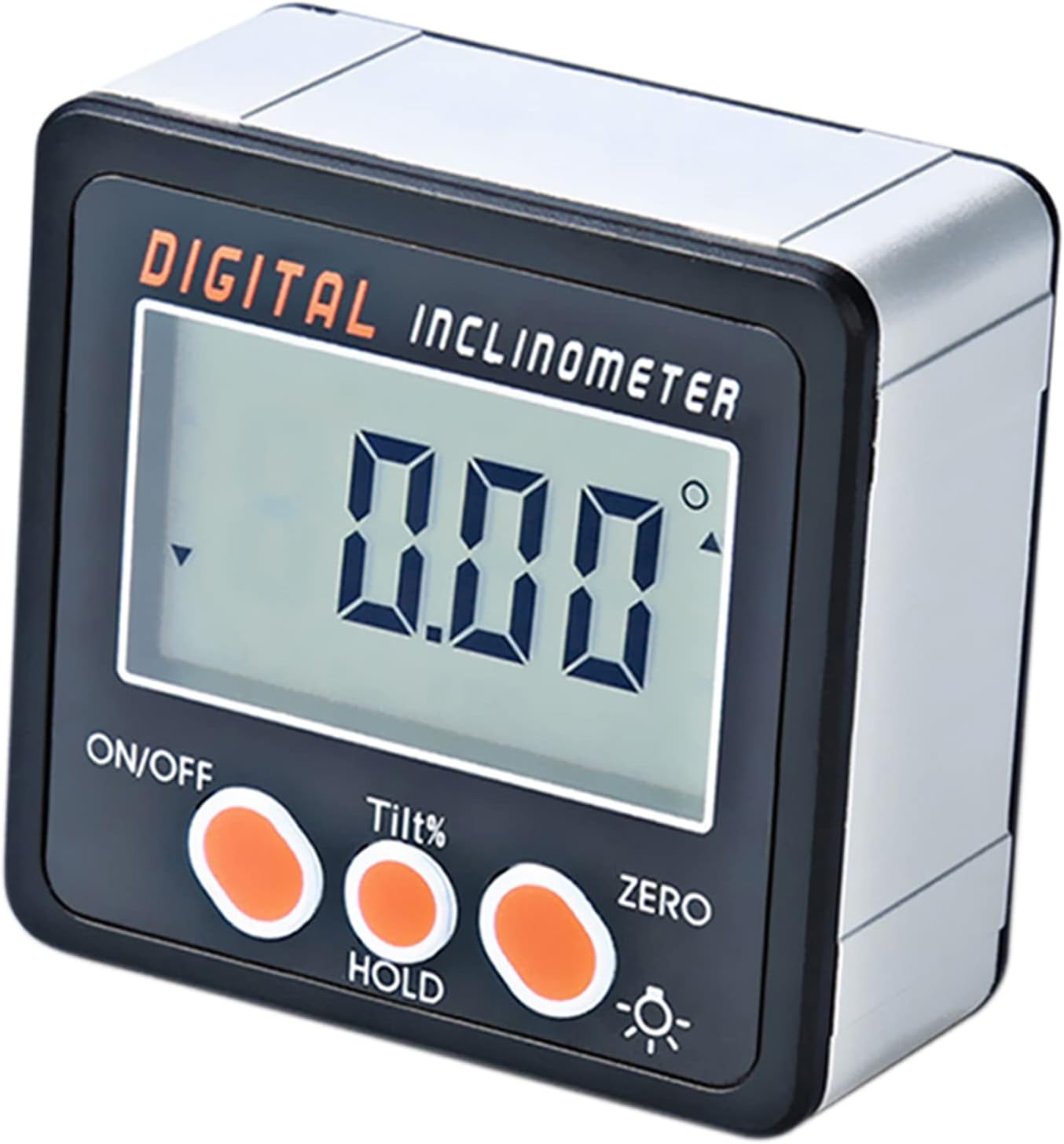 Digitales Neigungsmessgerät 0-360°, Elektronisches Goniometer Im Konischen Gehäuse Aus Aluminiumlegierung, Digitale Winkelanzeige Mit Magnetfuß