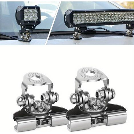 Montagehalterung Für Led-lichtleiste Für Jeep, Lkw Und Geländewagen – Bohrfreie Montage