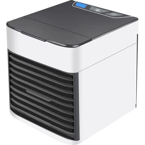 Mini-wasserklimaanlage, Kleiner Usb-ventilator Für Studentenwohnheim Und Büro, Luftbefeuchter Mit Der Möglichkeit, Eiswürfel Hinzuzufügen (alovez)