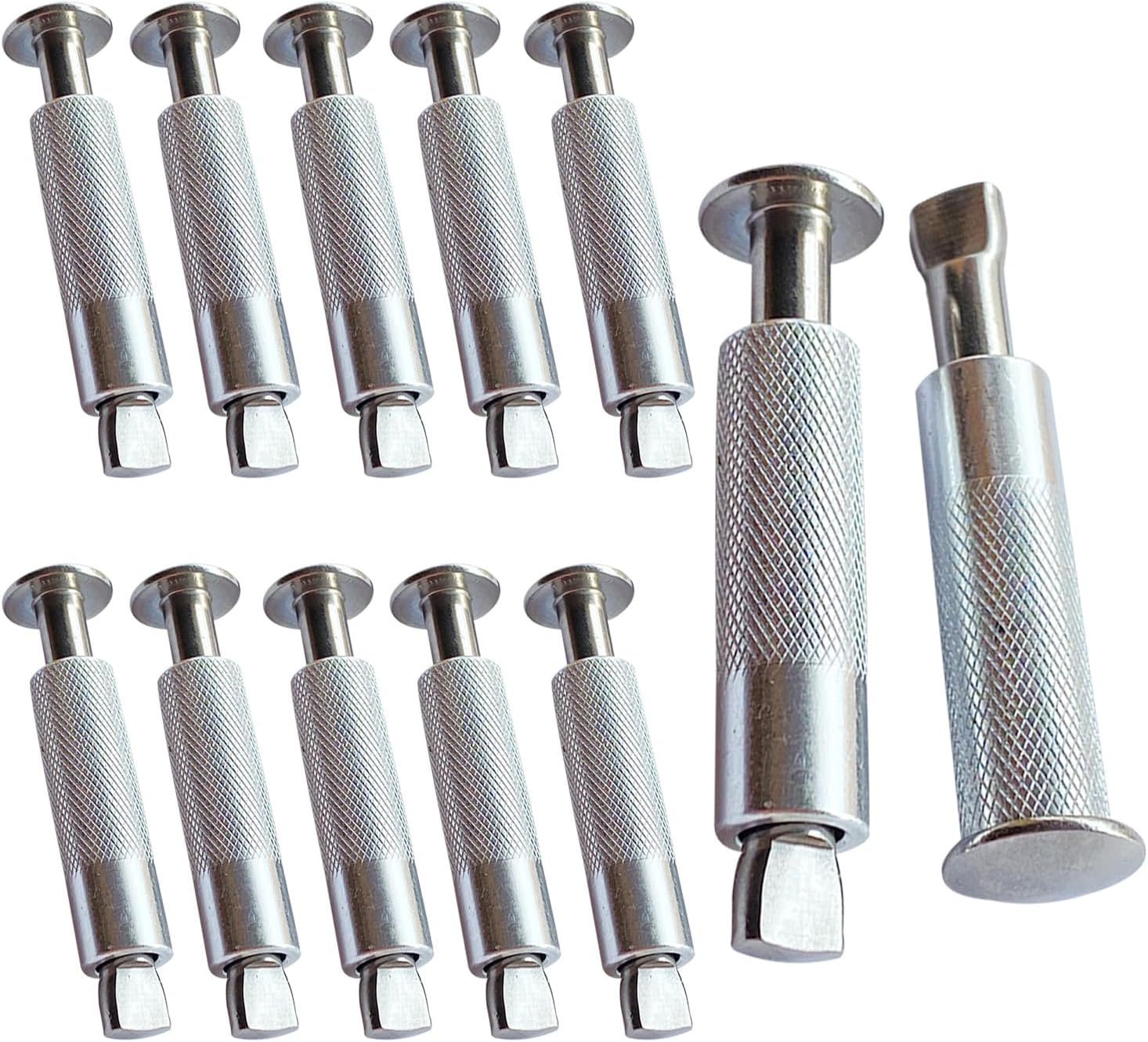 12 Stück Einziehbare Poolabdeckungsanker 16 X 65 Mm Einziehbare Anker Für Poolabdeckungen Edelstahlanker (12)